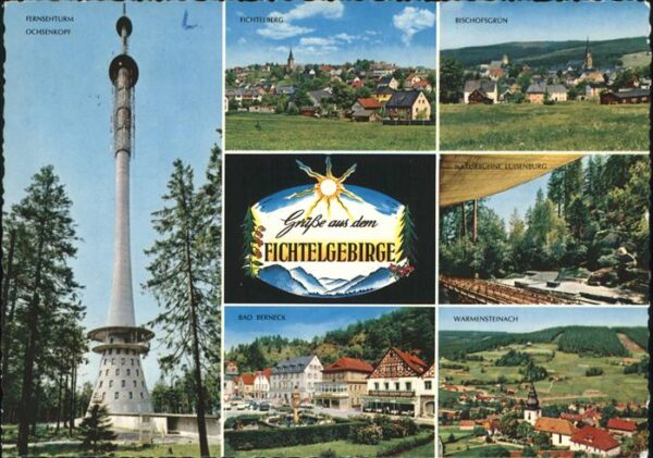 Bad Berneck Fernsehturm Ochsenkopf Fichtelberg Bisc