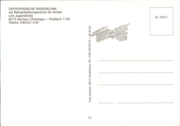 Aschau Chiemgau Orthopädische Kinderklinik Rehabilitati – Bild 2