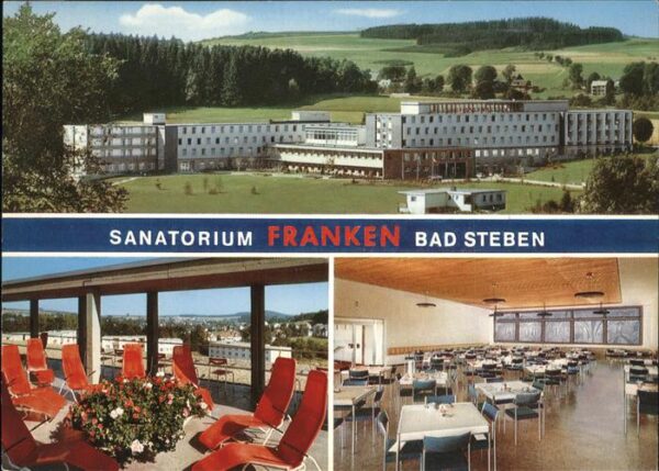 Bad Steben Sanatorium Franken Terrasse Speisesaal