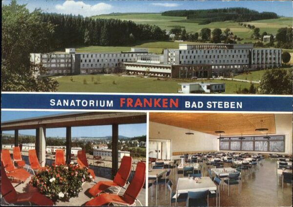 Bad Steben BfA Sanatorium Franken Terrasse Speises