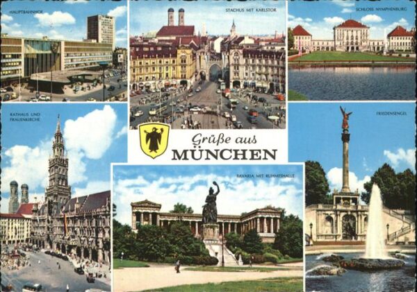 Muenchen Hauptbahnhof Stachus Karlstor Schloss N