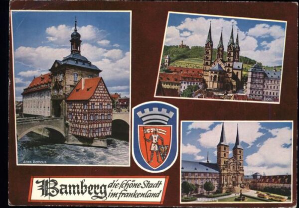 Bamberg Altes Rathaus Fachwerkhaus Dom Kloster