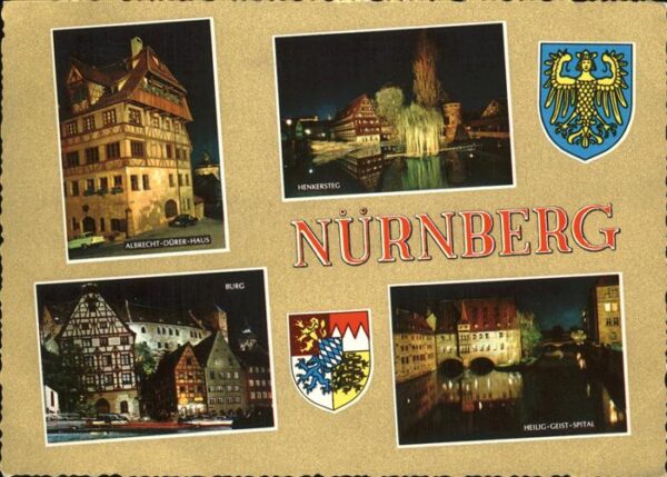 Nuernberg Albrecht Dürer Haus Henkersteg Burg Hei