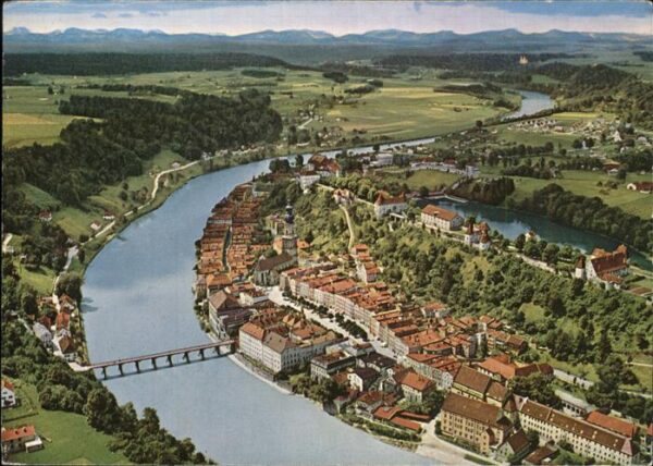 Burghausen Salzach Grösste Burg Deutschlands Panorama Berc