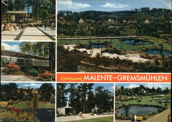 Malente-Gremsmuehlen Kurpark Teich Promenade
