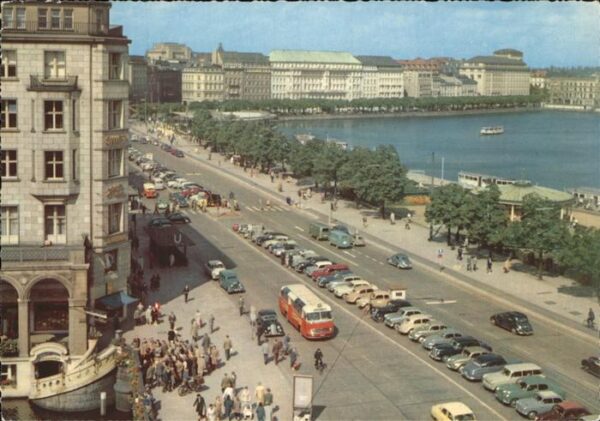 Hamburg Jungfernstieg und Binnenalster