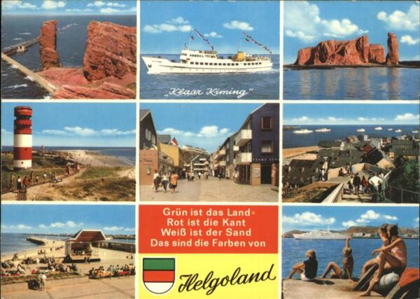 Helgoland Nordspitze und die Lange Anna Leuchttur