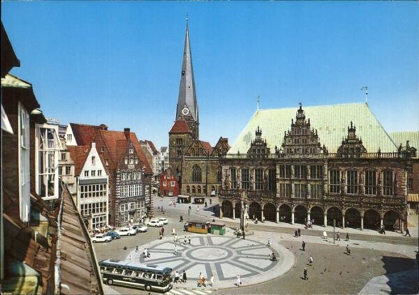 Bremen Marktplatz Rathaus Liebfrauenkirche