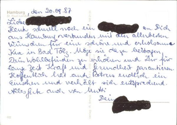 Hamburg St. Pauli Landungsbrücken Boot – Bild 2