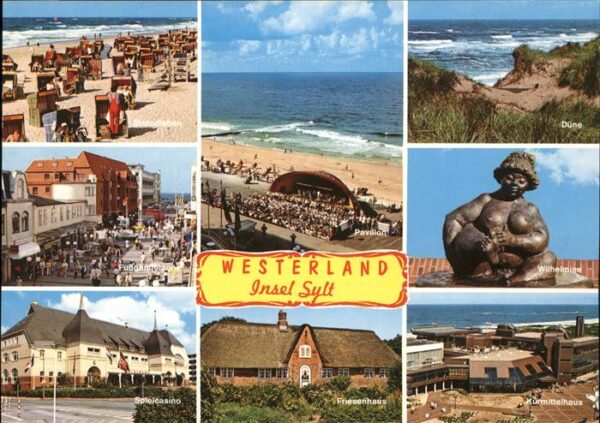 Westerland Sylt Strandleben Düne Wilhelmine Fussgängerz