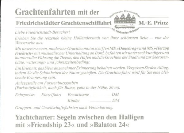 Friedrichstadt Eider Fliegeraufnahme Grachtenfahrten – Bild 2