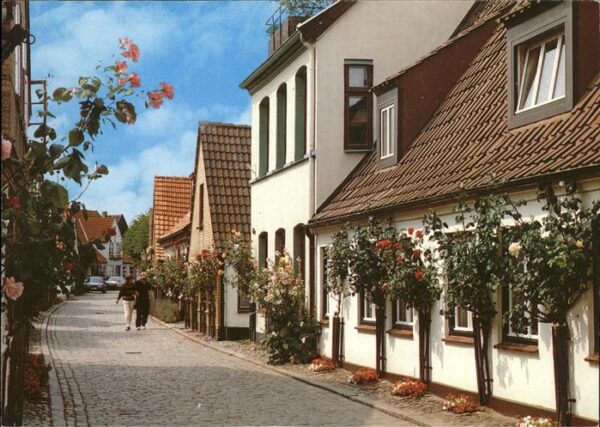 Schleswig Holstein Süderholmstrasse alte Fischersiedlung