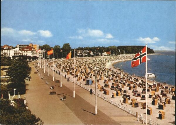 Travemuende Ostseebad Promenade Strand