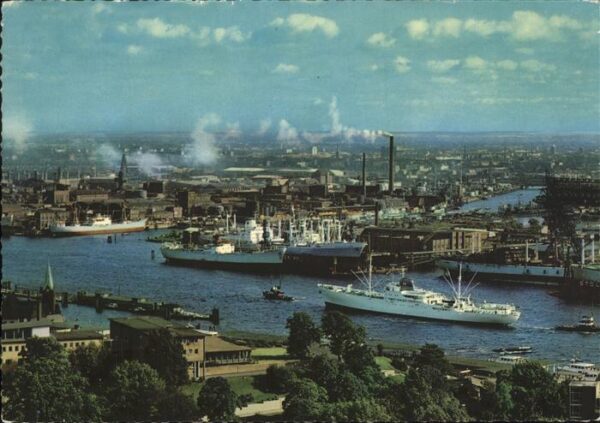 Hamburg Hafen Schiff Industrie