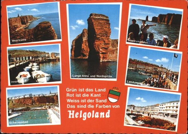 Helgoland Westküste Hafen Schwimmbad Nordspitze L