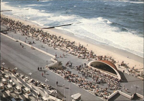Westerland Sylt Strand Konzertpavillon Fliegeraufnahme