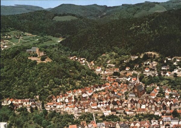 Biedenkopf Fliegeraufnahme Schloss