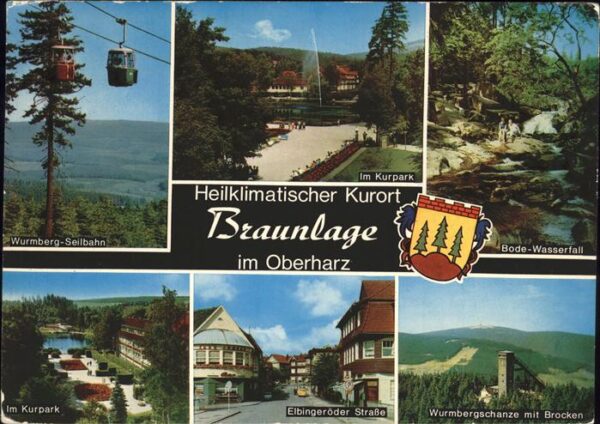 Braunlage Wurmberg Seilbahn Kurpark Bode Wasserfa