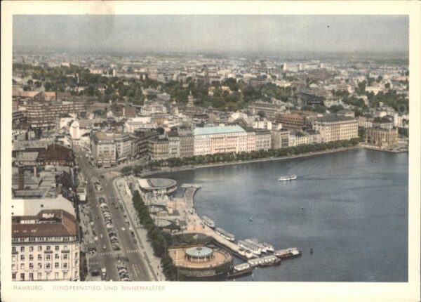 Hamburg Jungfernstieg und Binnenalster