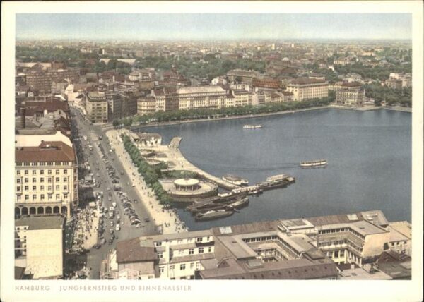 Hamburg Jungfernstieg und Binnenalster