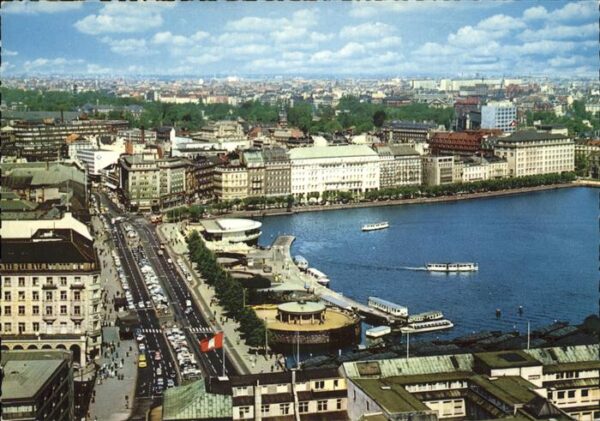 Hamburg Jungfernstieg und Binnenalster