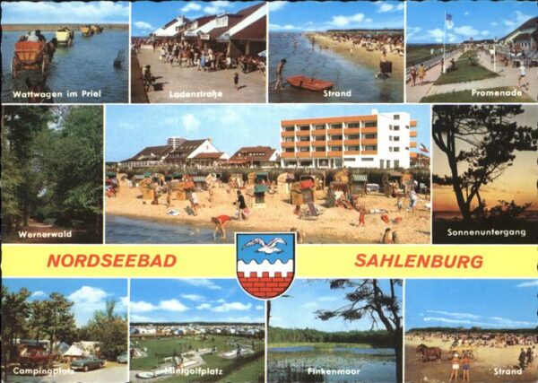 Sahlenburg Wattwagen im Priel Wernerwald Campingpl