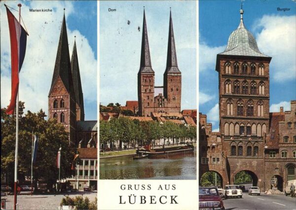 Luebeck Marienkirche Dom Burgtor Kahn