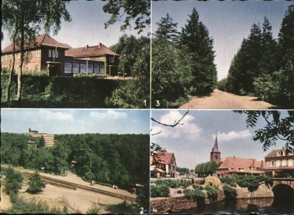 Bad Bramstedt Haus an den Auen Waldweg Kurhaus Kirche