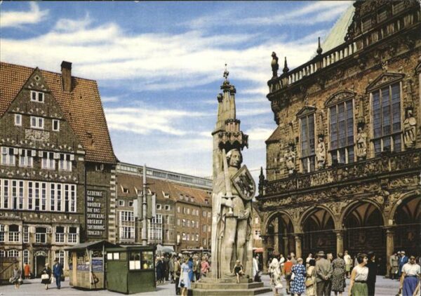 Bremen Rathaus Marktplatz Roland