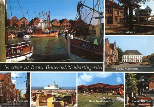 Esens Nordseeküste Badeorte Bensersiel Neuhar