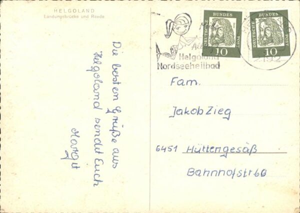 Helgoland Landungsbrücke und Reede Fährschiffe – Bild 2