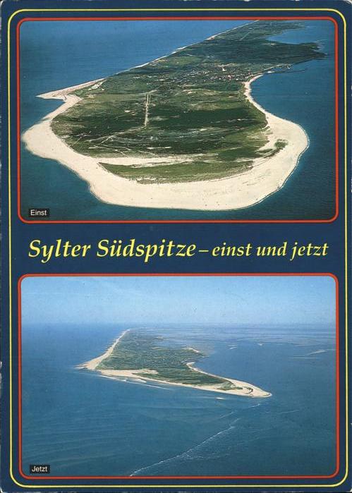 Sylt Sylter Südspitze Fliegeraufnahme