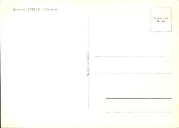 Luebeck Holstentor – Bild 2