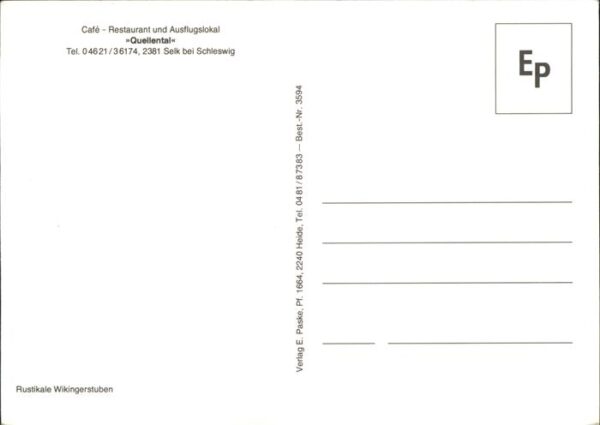 Selk Cafe Restaurant Ausflugslokal Quellenta – Bild 2