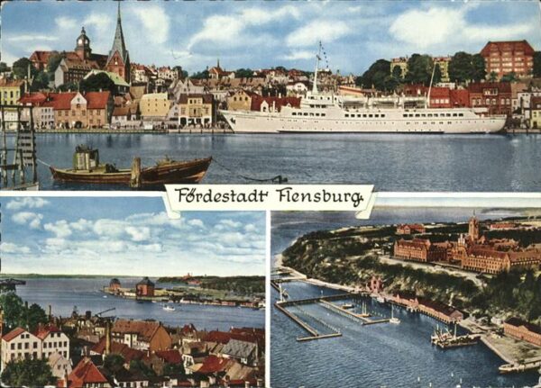 Flensburg Fördestadt Passagierschiff Hafen Marine