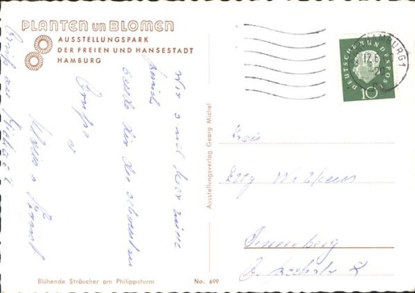 Hamburg Ausstellungspark Blühende Sträucher am – Bild 2