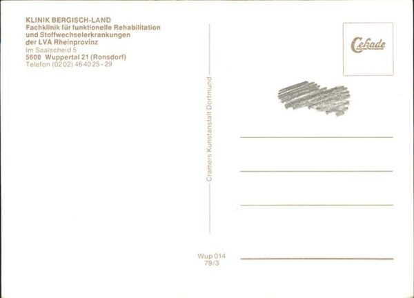 Ronsdorf LVA Klinik Bergisch Land Rehabilitation – Bild 2