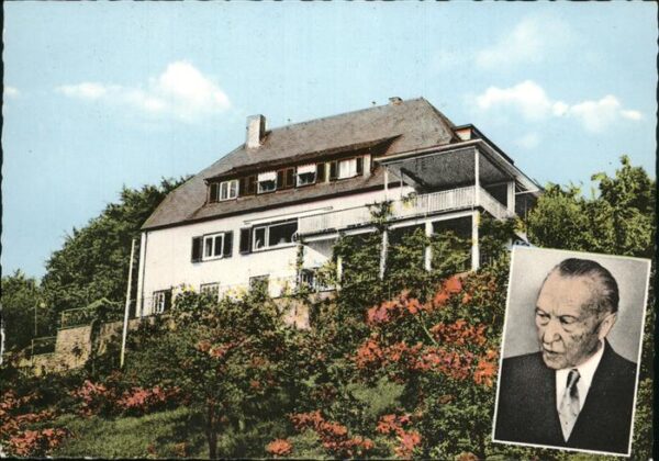 Rhoendorf Rosenhügel Wohnhaus Konrad Adenauer