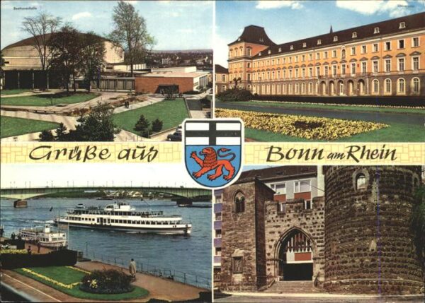 Bonn Rhein Beethovenhalle Universität Rheinufer Fä