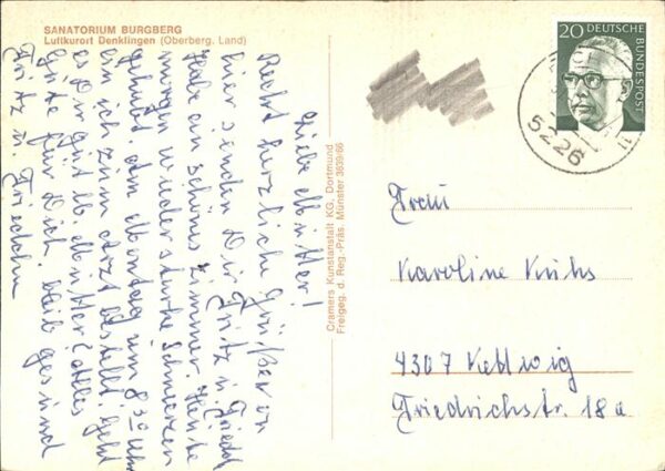 Denklingen Oberbergischer Kreis Sanatorium Burgberg Luftkurort – Bild 2