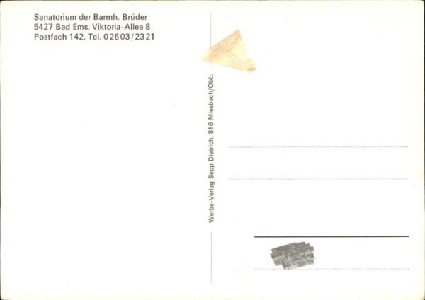 Bad Ems Sanatorium der Barmherzigen Brüder – Bild 2