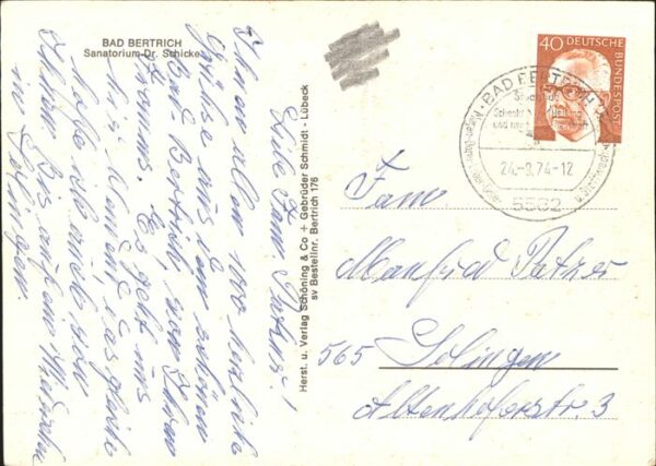 Bad Bertrich Sanatorium Dr. Schicke – Bild 2