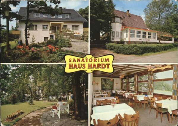 Holzem Eifel Sanatorium Haus Hardt Speisesaal Park