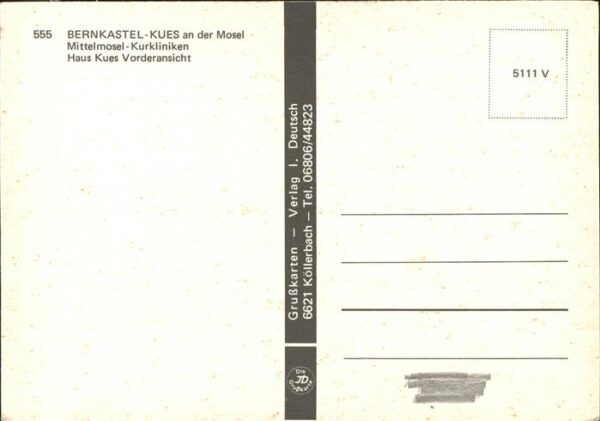 Kues Mittelmosel Kurkliniken Haus Kues – Bild 2