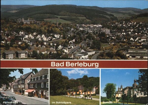 Bad Berleburg Panorama Parkstrasse Schloss Park