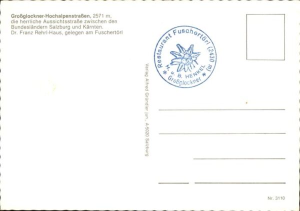 Grossglockner Dr.Franz-Rehrl-Haus – Bild 2