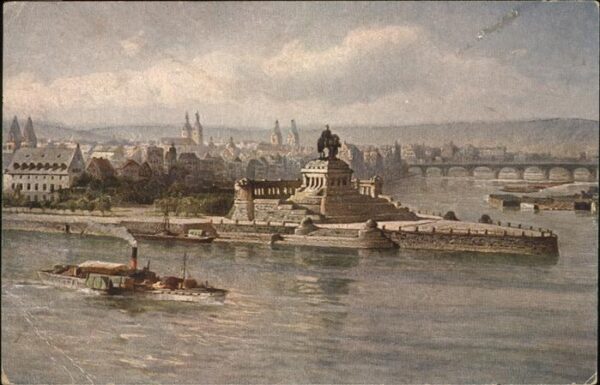 Koblenz Rhein Kaiser-Wilhelm-Denkmal am Deutschen Eck