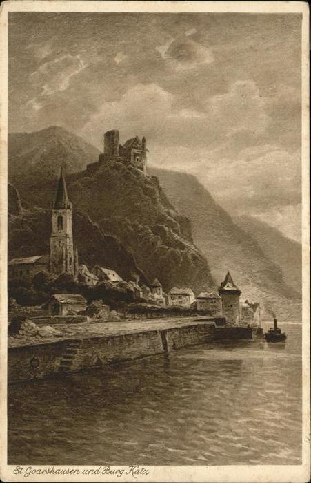 St Goarshausen Burg Katz