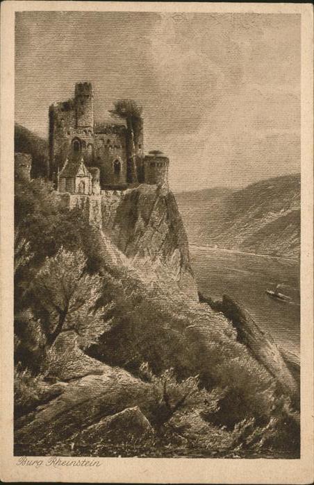 Bingen Rhein Burg Rheinstein