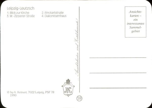 Leipzig Leutzsch mit Rinckart- u.W.-Zipperer-St – Bild 2